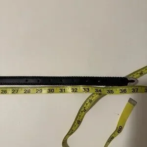 Rebecca Minkoff Skinny Leather Western Style Belt Black Braided Edge L Rebecca Minkoff | Accessories | Rebecca Minkoff Skinny  main image 2